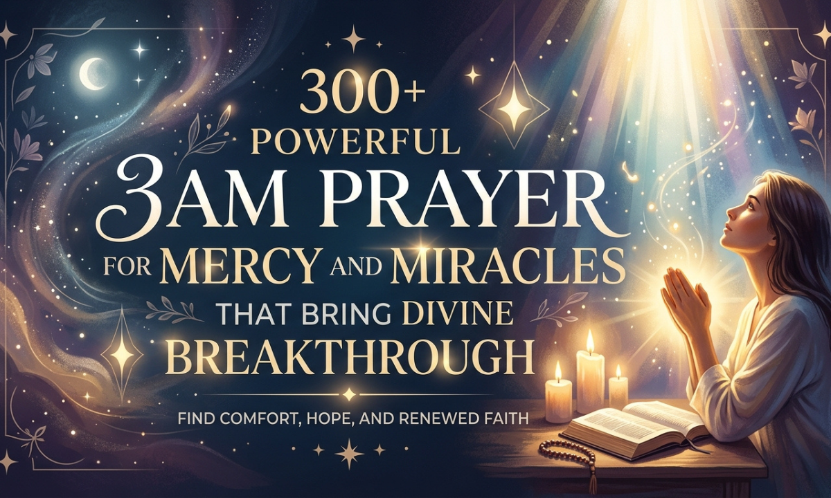 3AM Prayer for Mercy