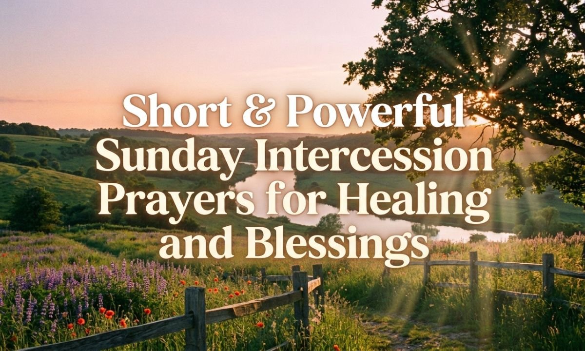 Powerful Sunday Intercession Prayers