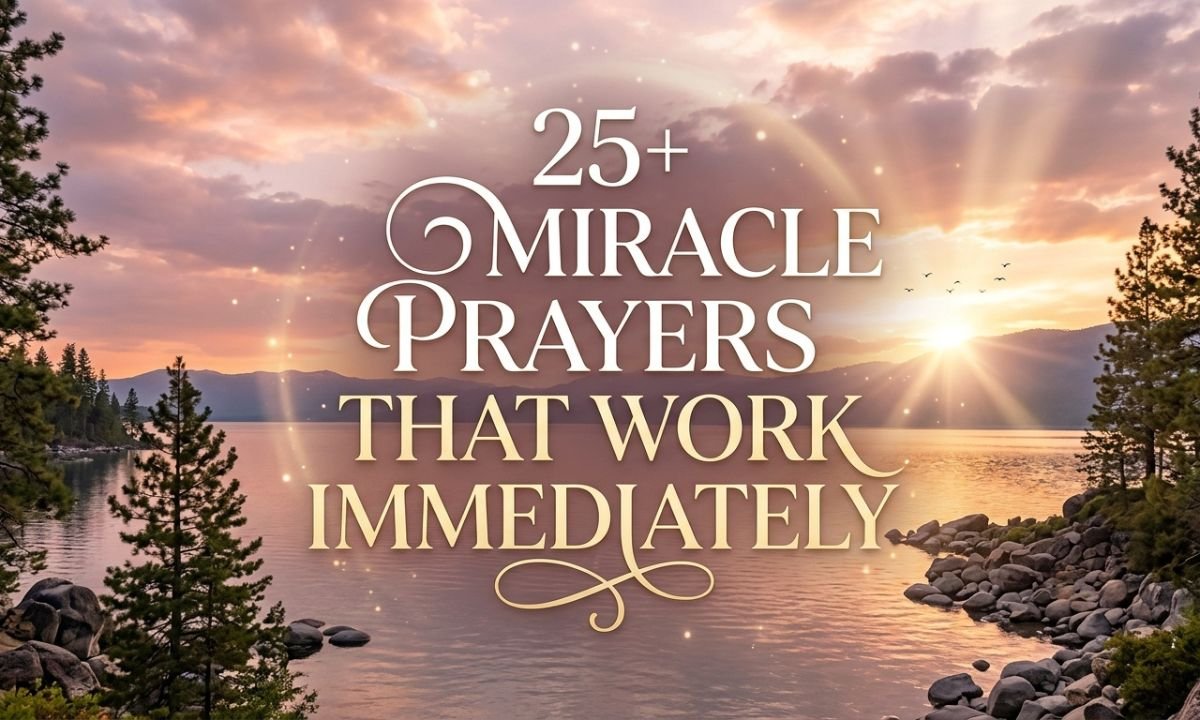 Miracle Prayers That Work Immediately