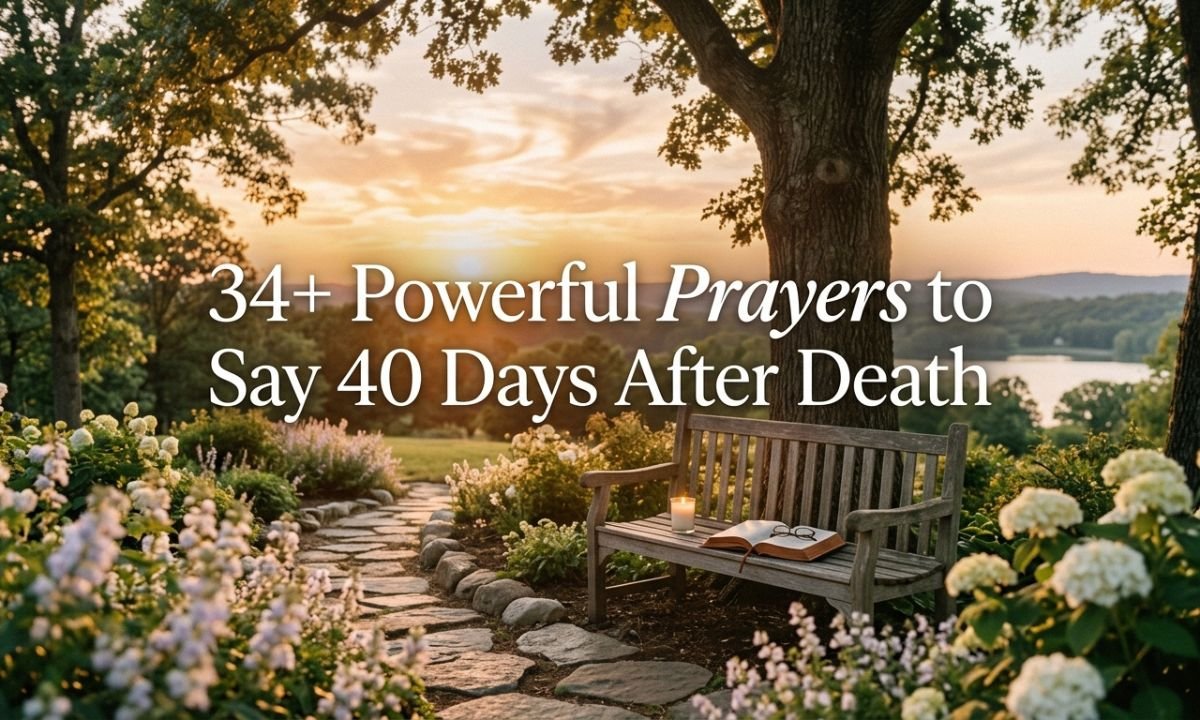 Prayers to Say 40 Days After Death