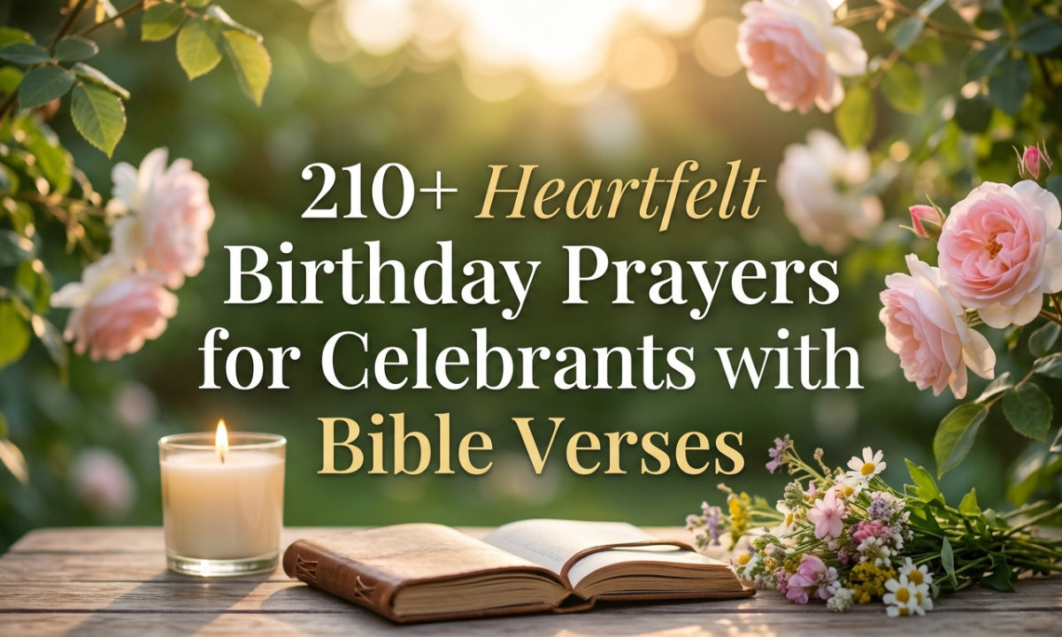 Birthday Prayers for Celebrants