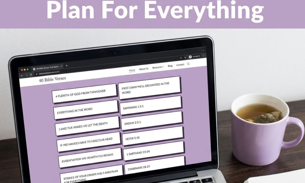 Bible Verses About Why Everything Happens For A Reason