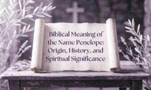Biblical Meaning of the Name Penelope